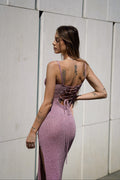 Abito in lurex rosa - R.a. Boutique 