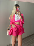 Completo giacca e Short Fuxia - R.a. Boutique 