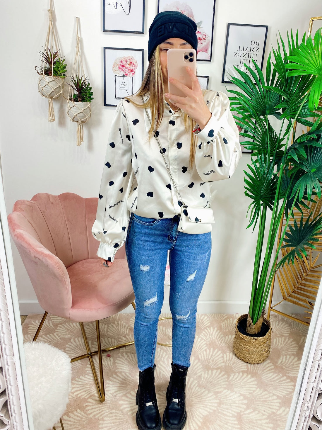 Jeans easy con strappi - R.a. Boutique 