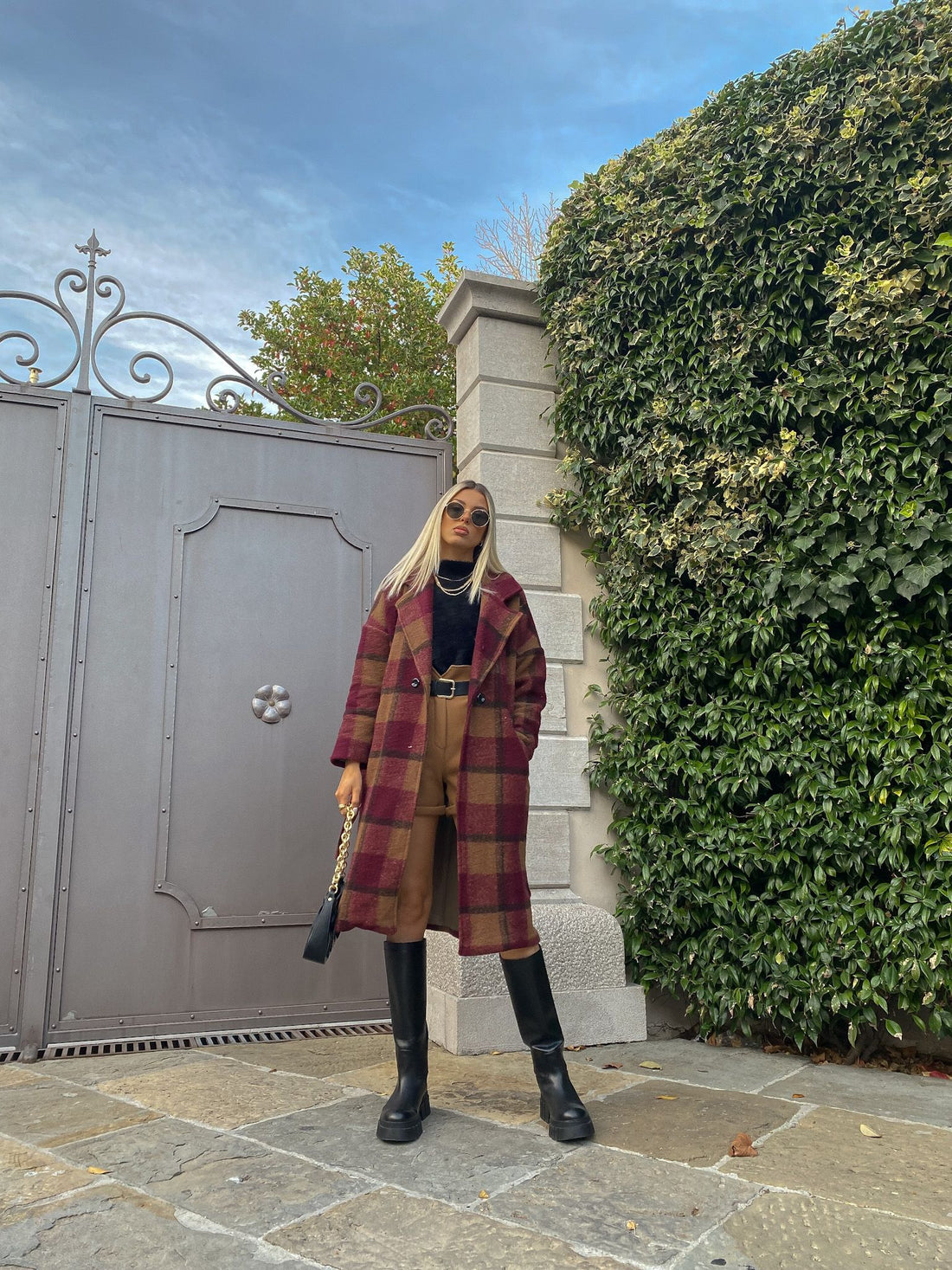 Cappotto peonia e Camel - R.a. Boutique 