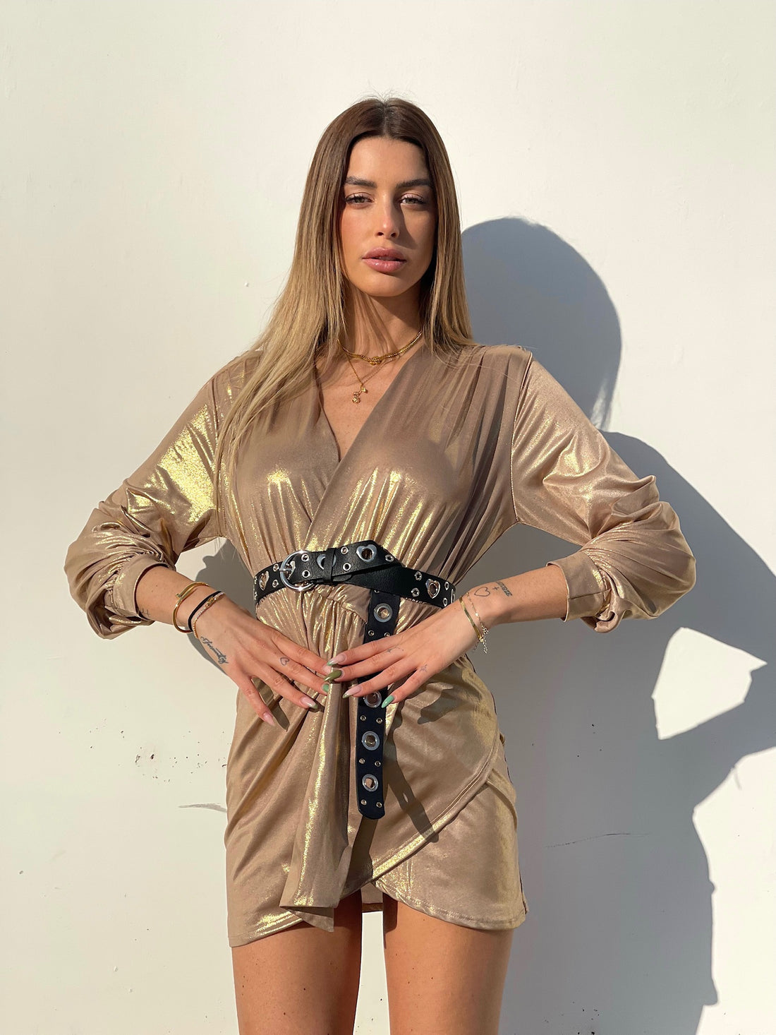 Abito glam night gold - R.a. Boutique 