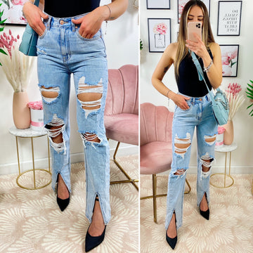 Jeans Mon amour con strappi - R.a. Boutique 