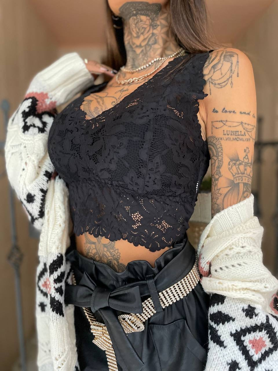 Bralette in pizzo - R.a. Boutique 