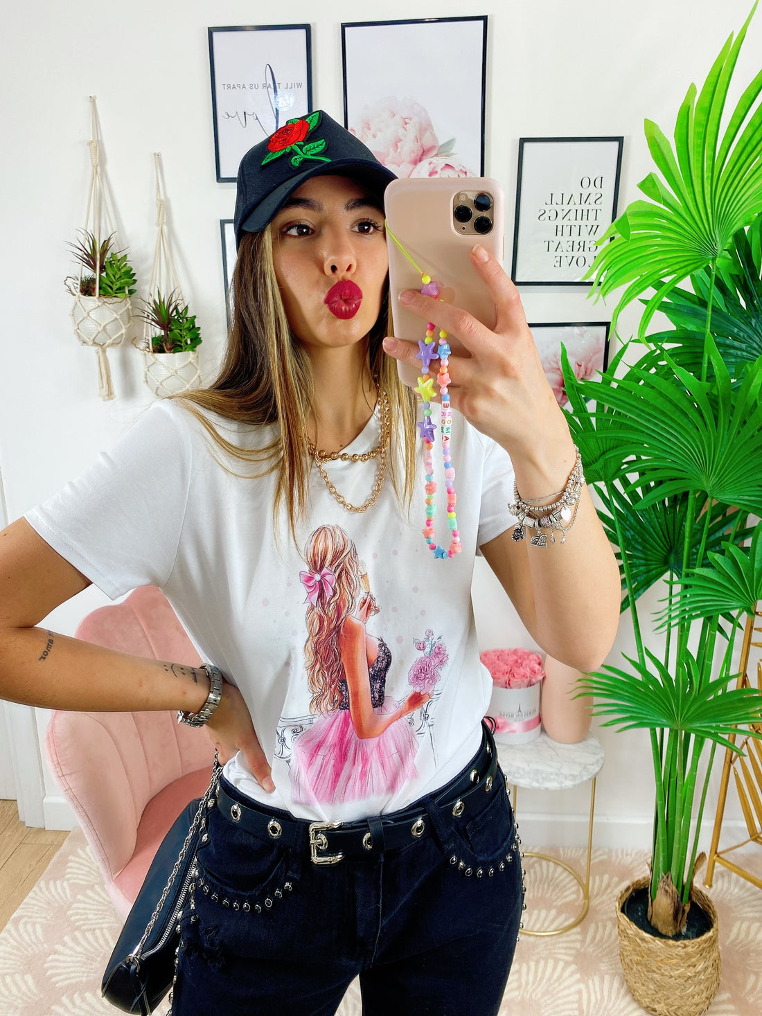 T-shirt con stampa Donna - R.a. Boutique 