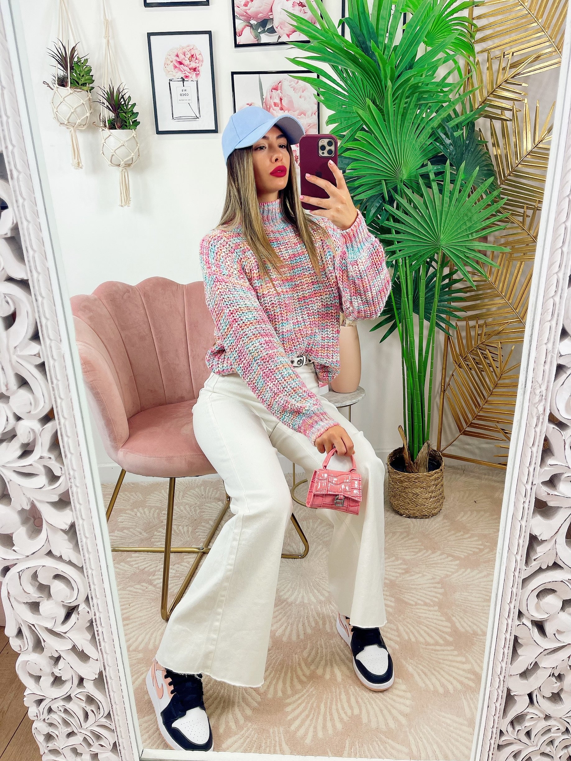 Maglione influencer dettaglio unicorno - R.a. Boutique 