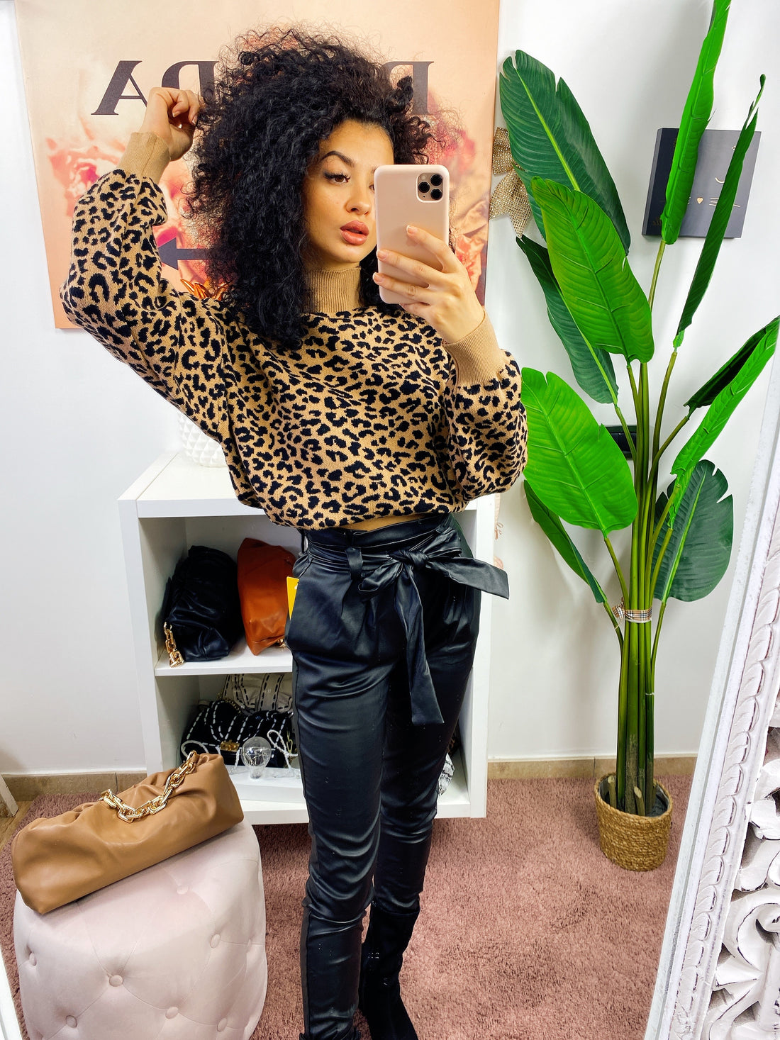 Maglione trama maculato - R.a. Boutique 