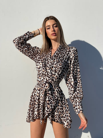 Abito a portafoglio maculato - R.a. Boutique 