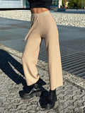 Pantalone di lana ampio beige - R.a. Boutique 