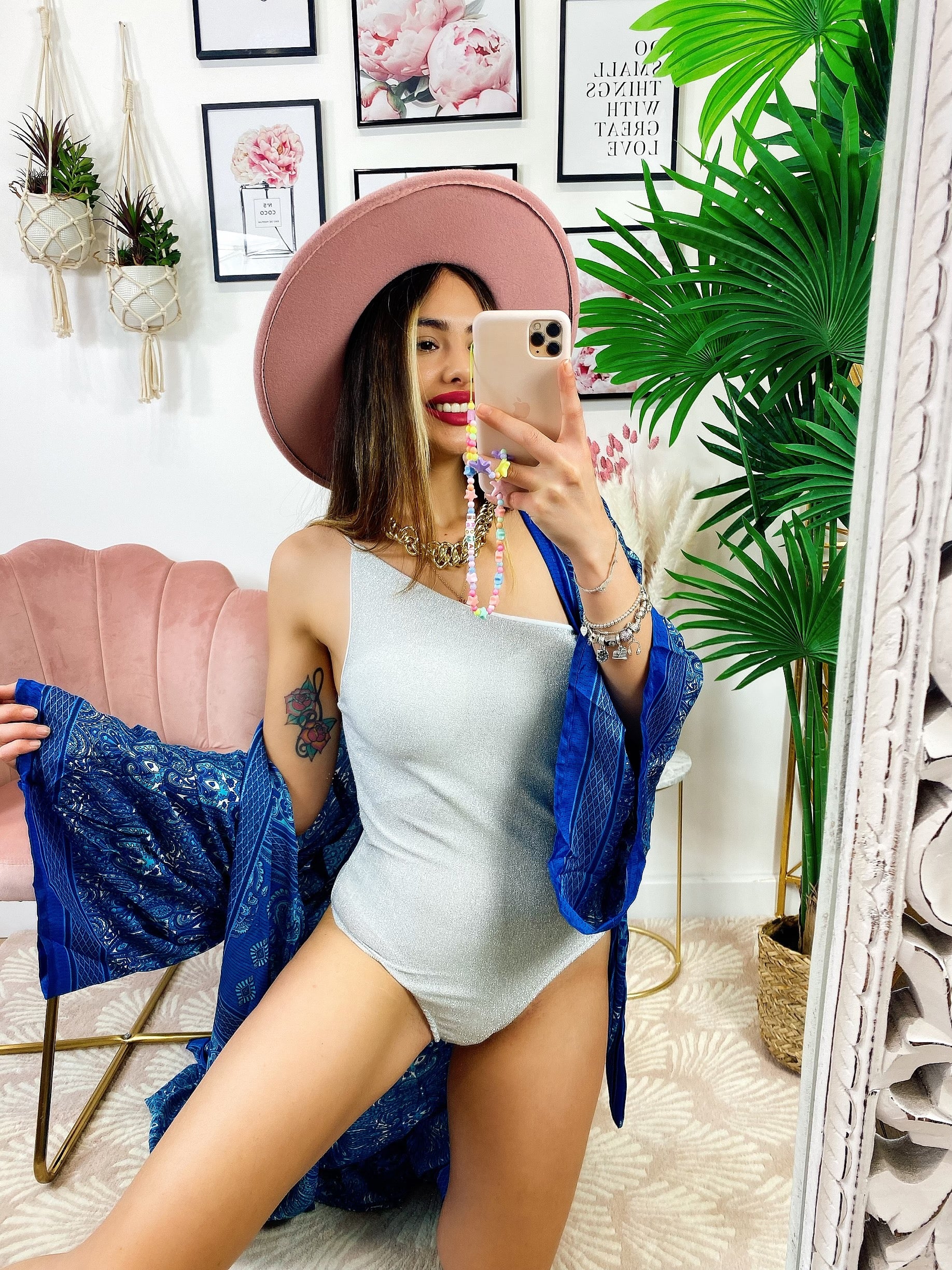 Kimono azzurro - R.a. Boutique 