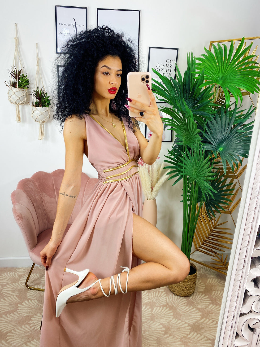 Abito Atene Rosa - R.a. Boutique 