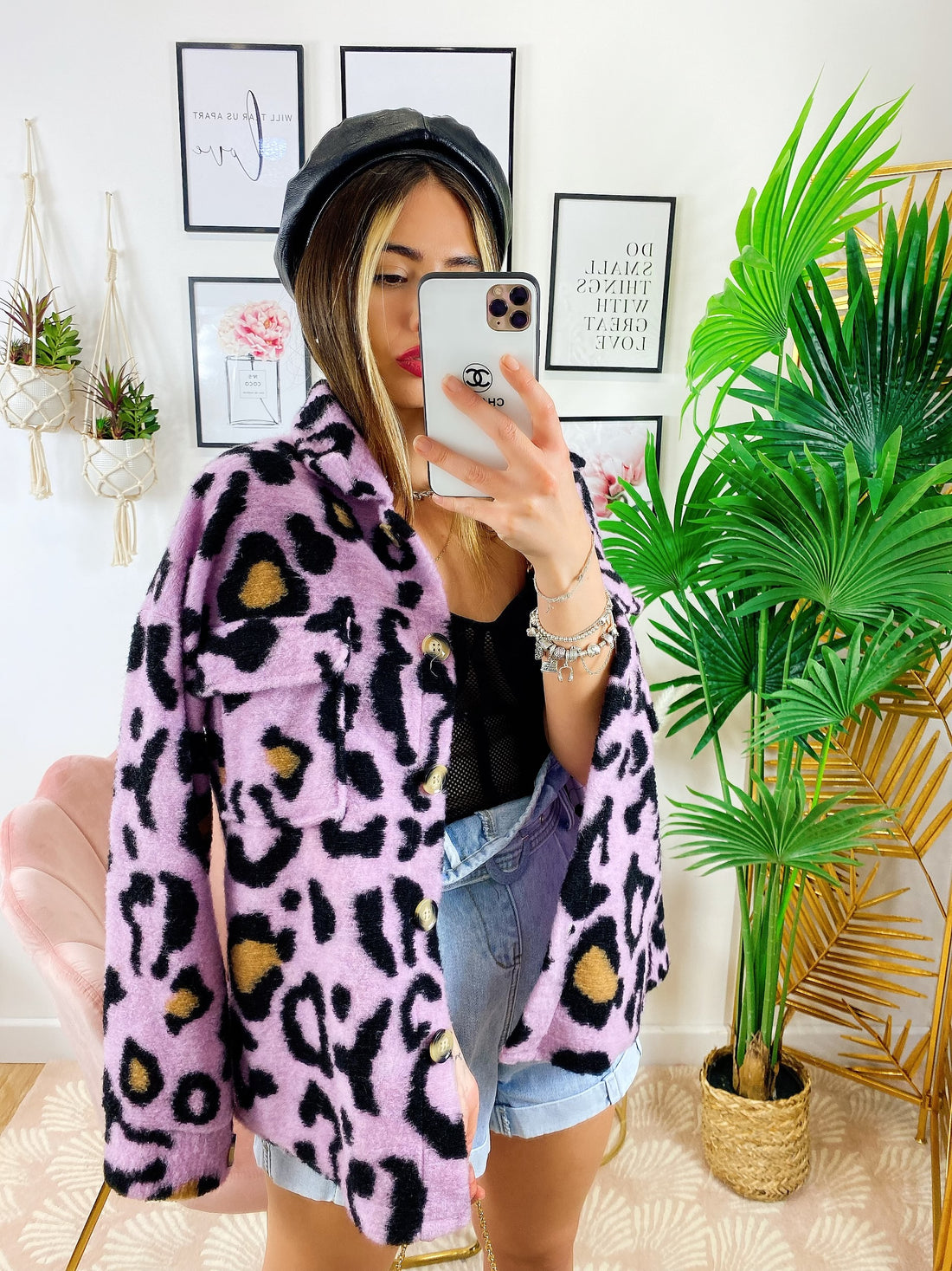 Giacca Maculata lilla - R.a. Boutique 