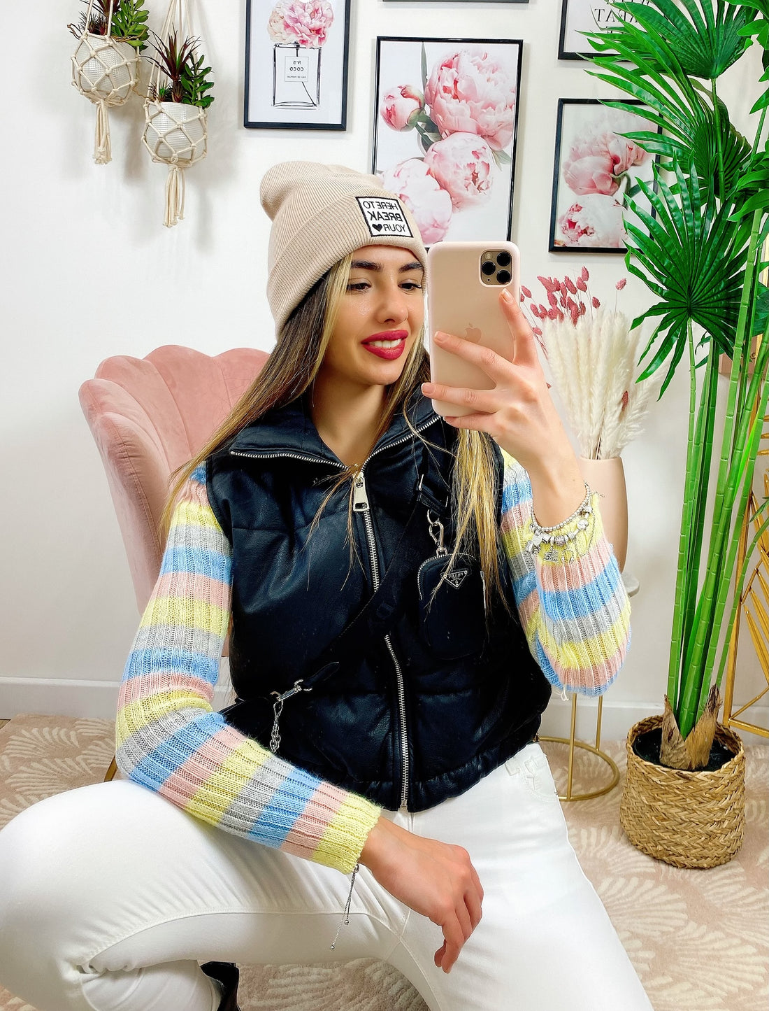 Bomber in ecopelle smanicato Nero - R.a. Boutique 