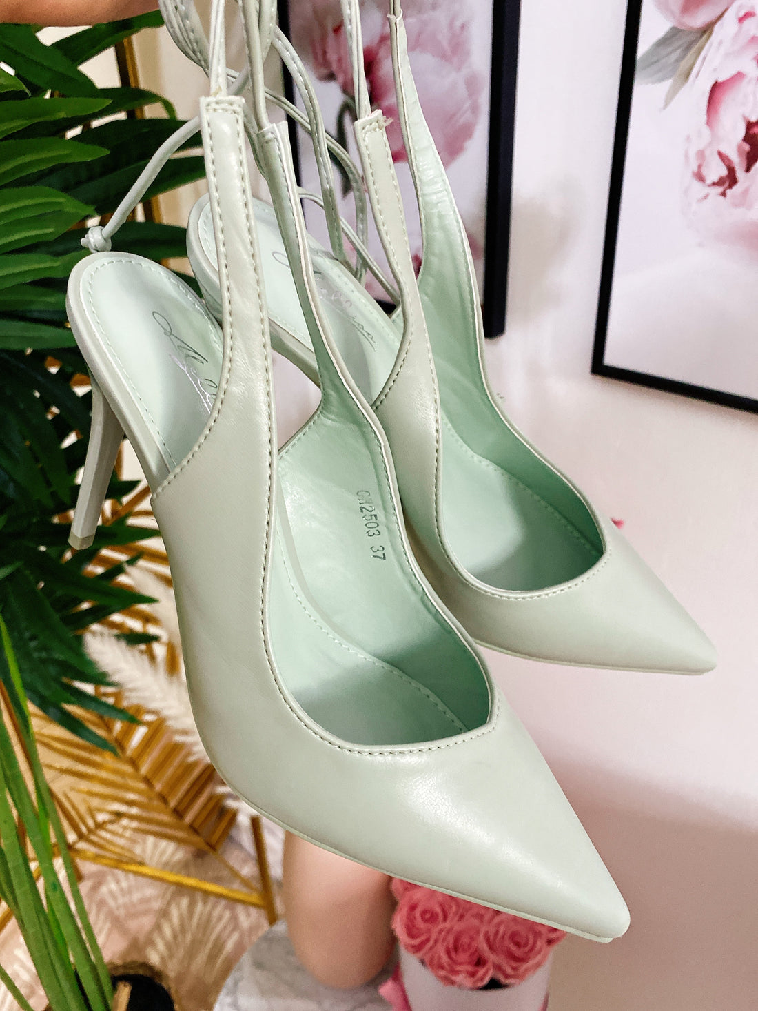 Tacco Verdeacqua con incrocio - R.a. Boutique 