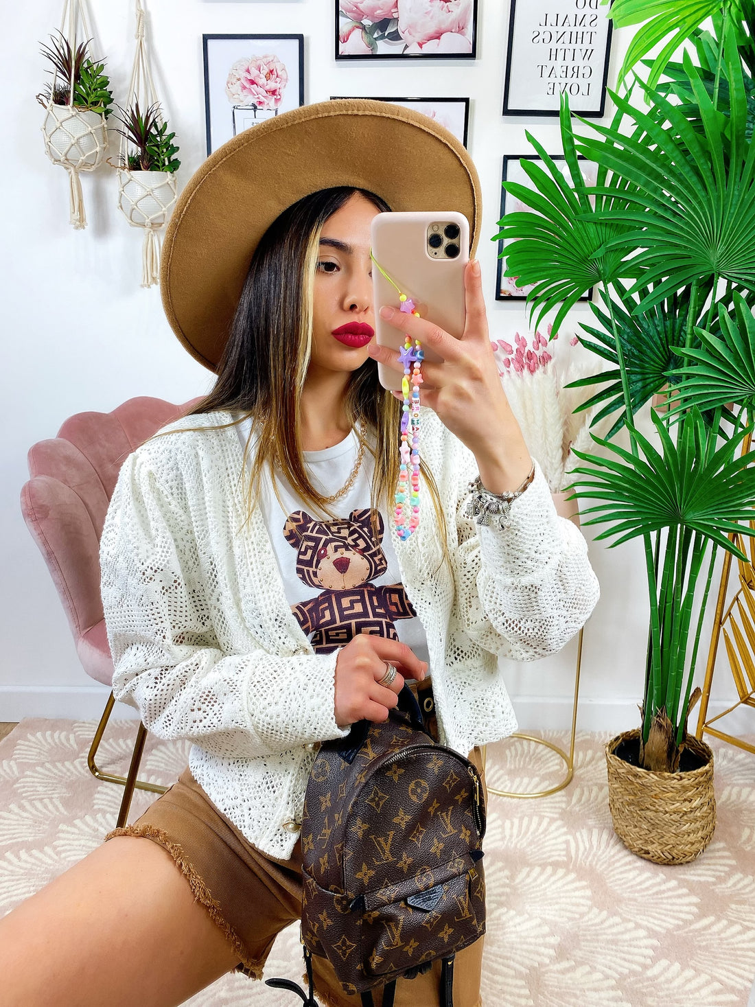 Cardigan corto traforato - R.a. Boutique 