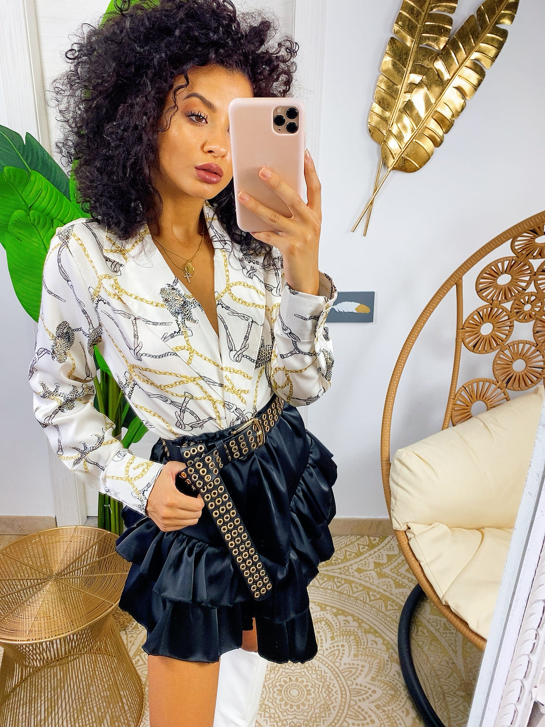 Body con stampa oro - R.a. Boutique 