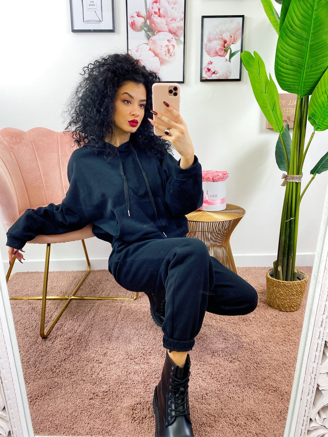 Tuta sportiva due pezzi Black - R.a. Boutique 