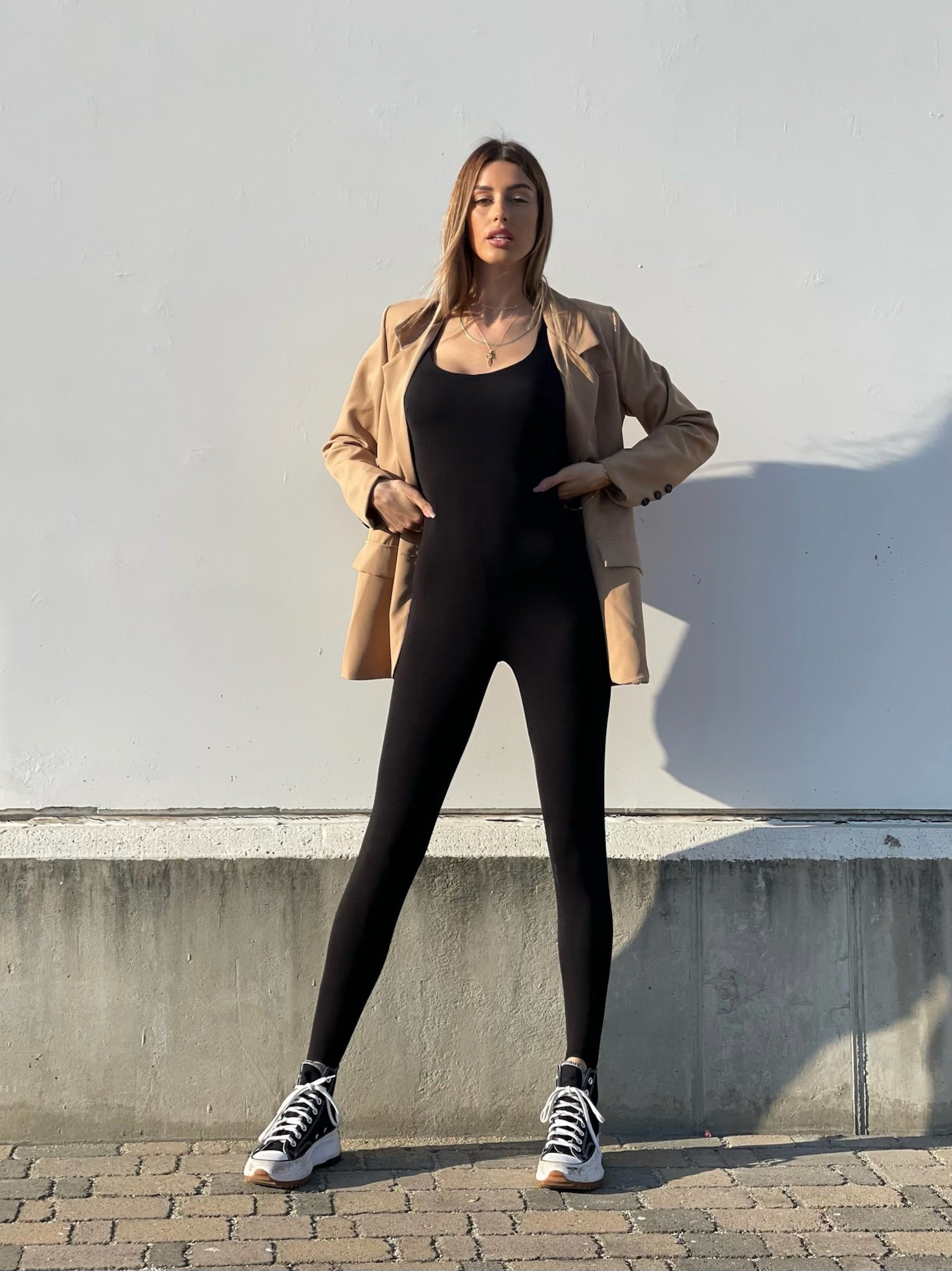 Tuta easy black - R.a. Boutique 