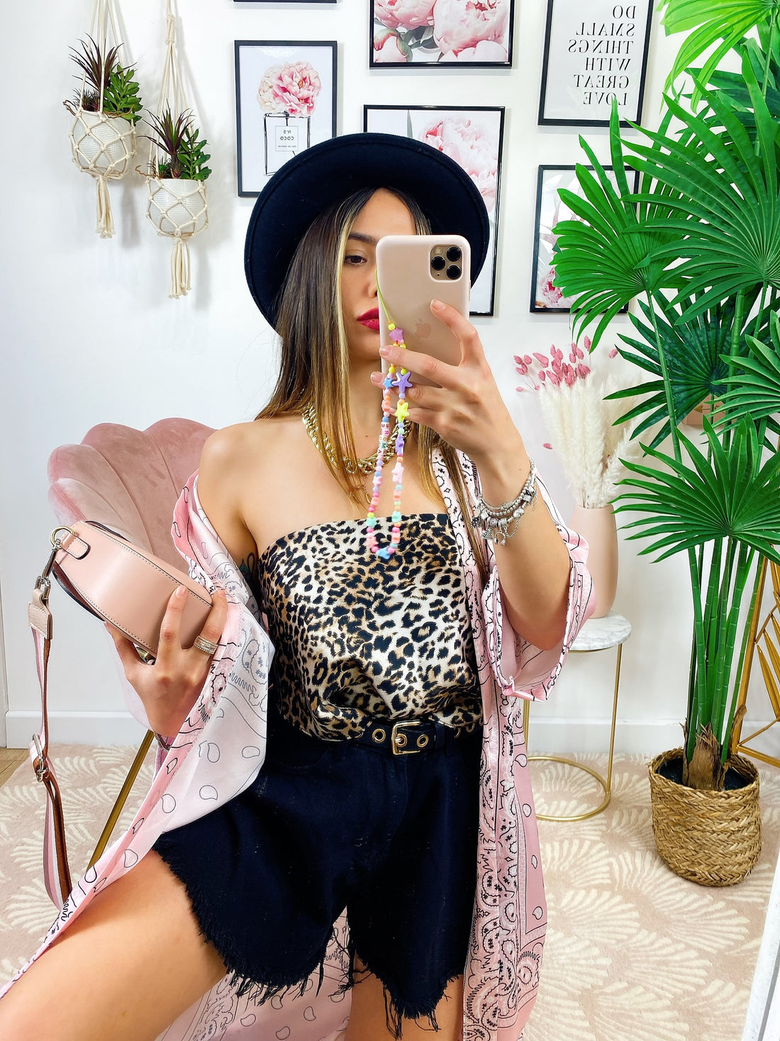 Top stampa bandana Maculato - R.a. Boutique 