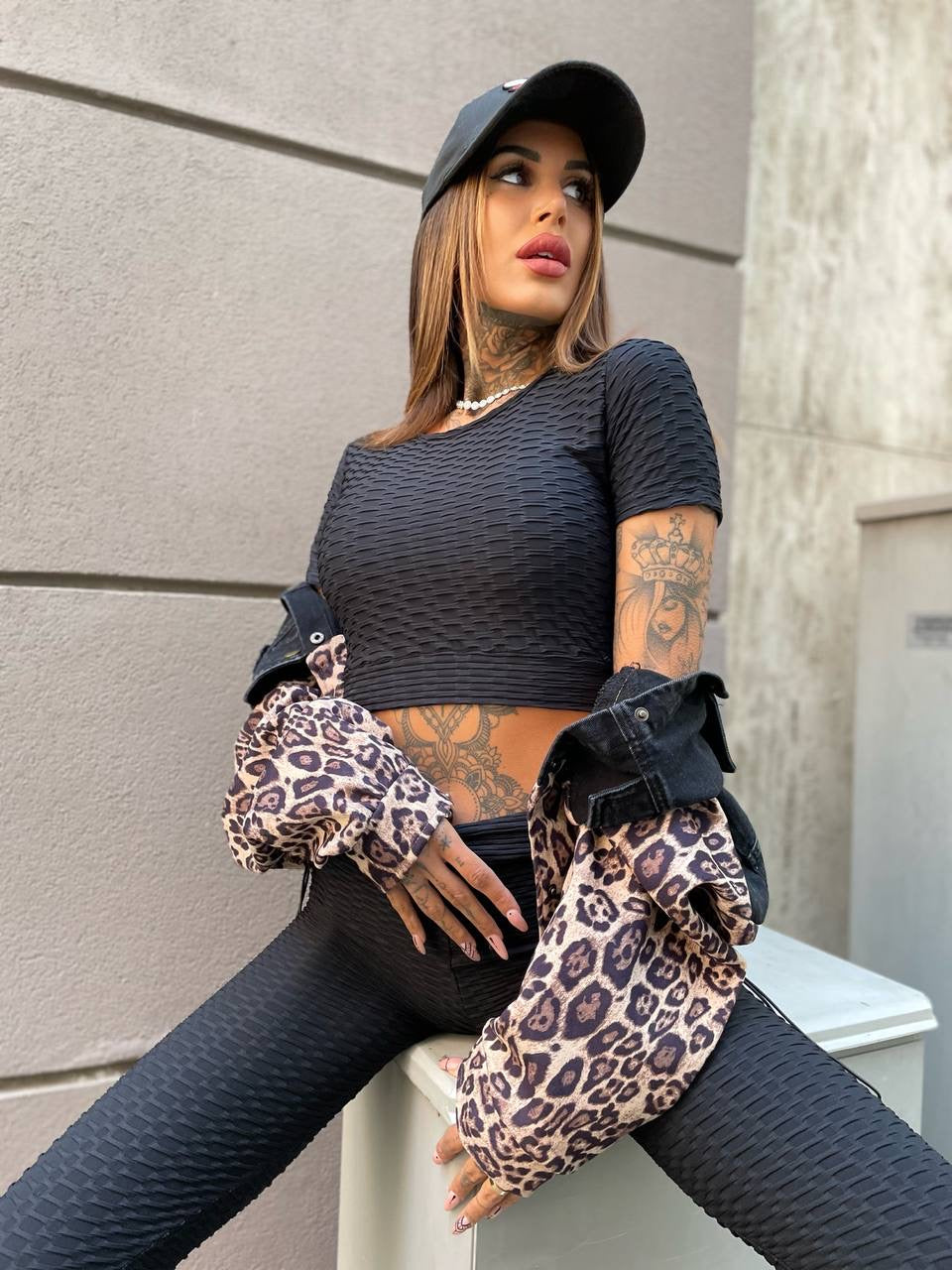 Completo sportivo nero - R.a. Boutique 