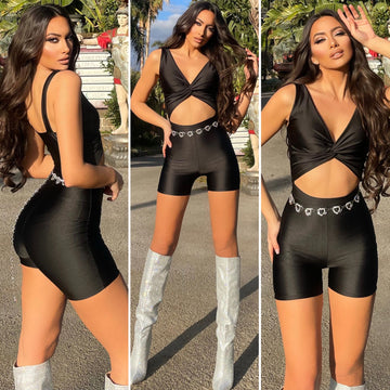 Tutina nera con nodo - R.a. Boutique 