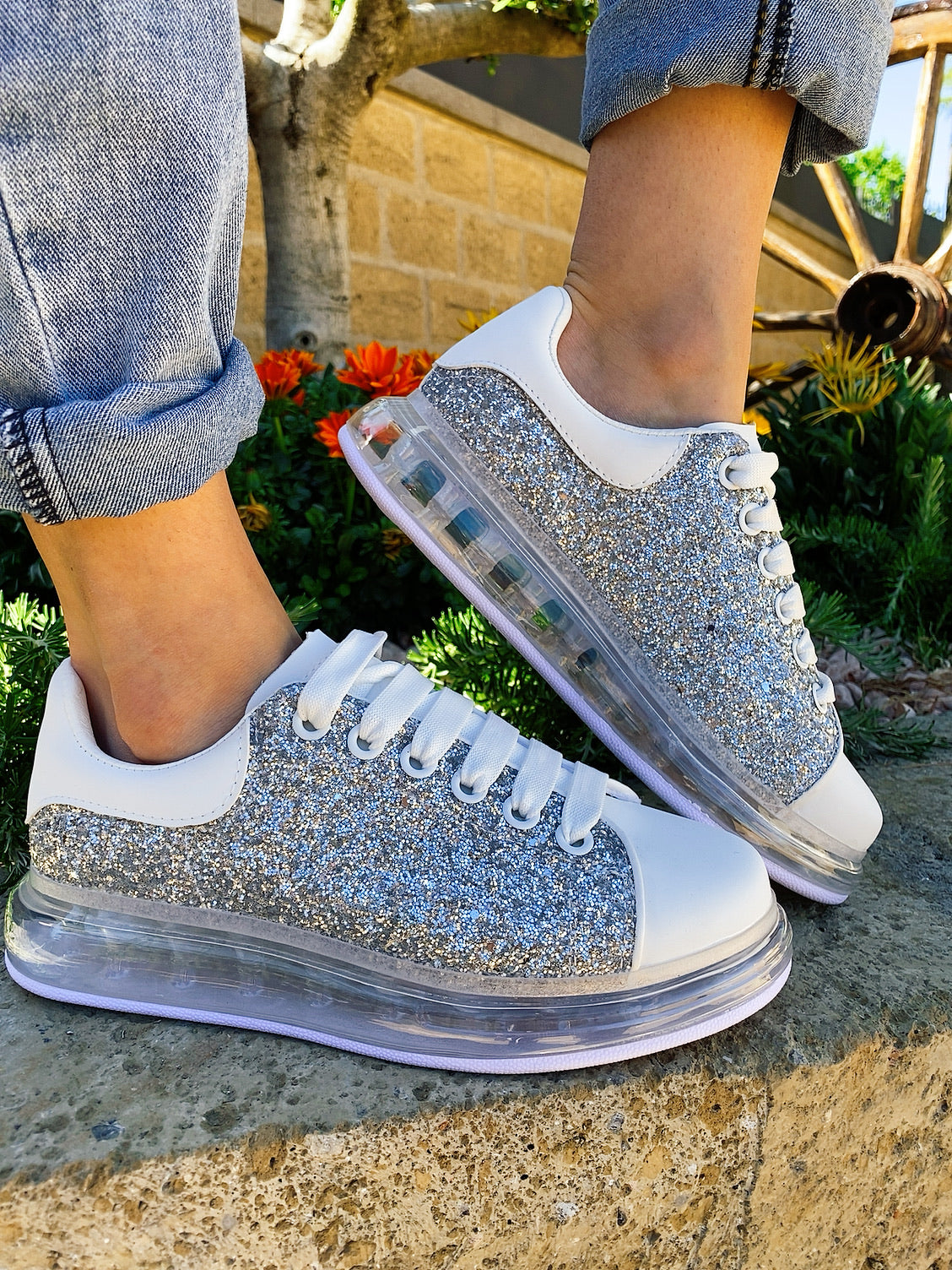 Sneakers con brillantini - R.a. Boutique 