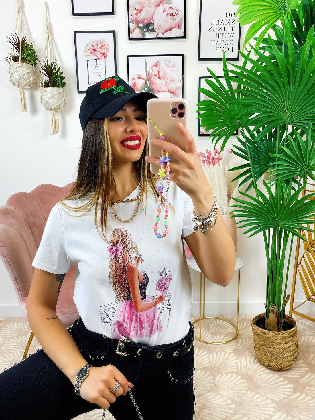 T-shirt con stampa Donna - R.a. Boutique 