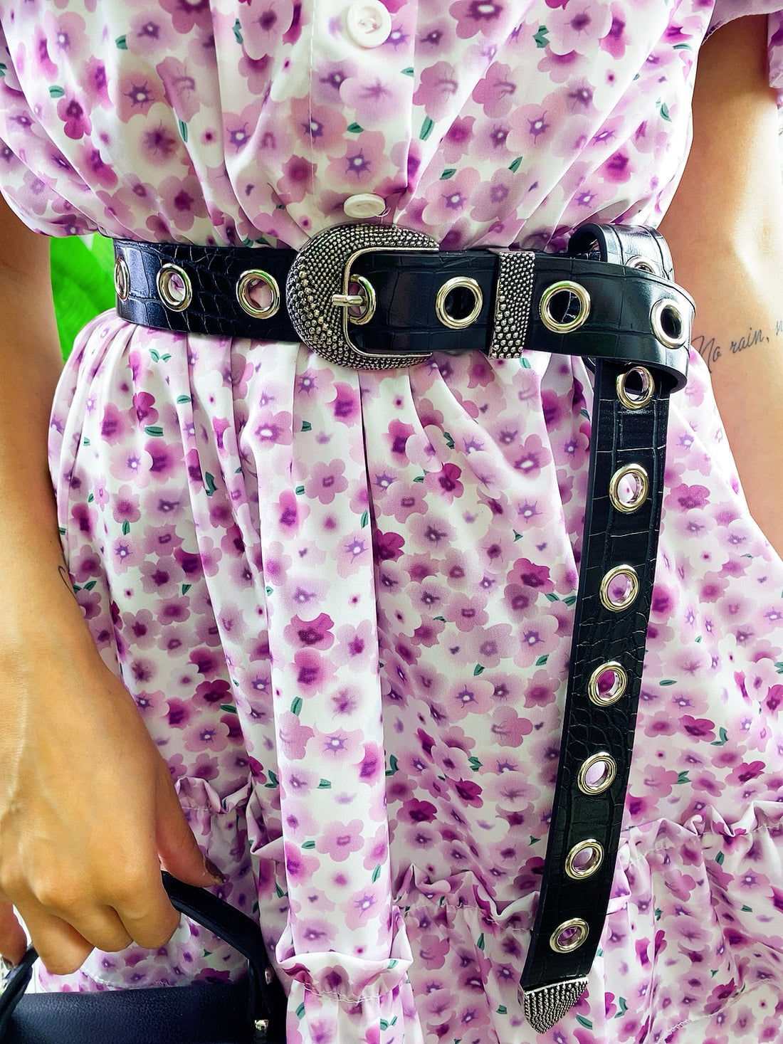 Cinturino con occhielli - R.a. Boutique 