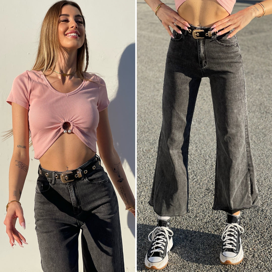 Jeans basico gamba morbida - R.a. Boutique 