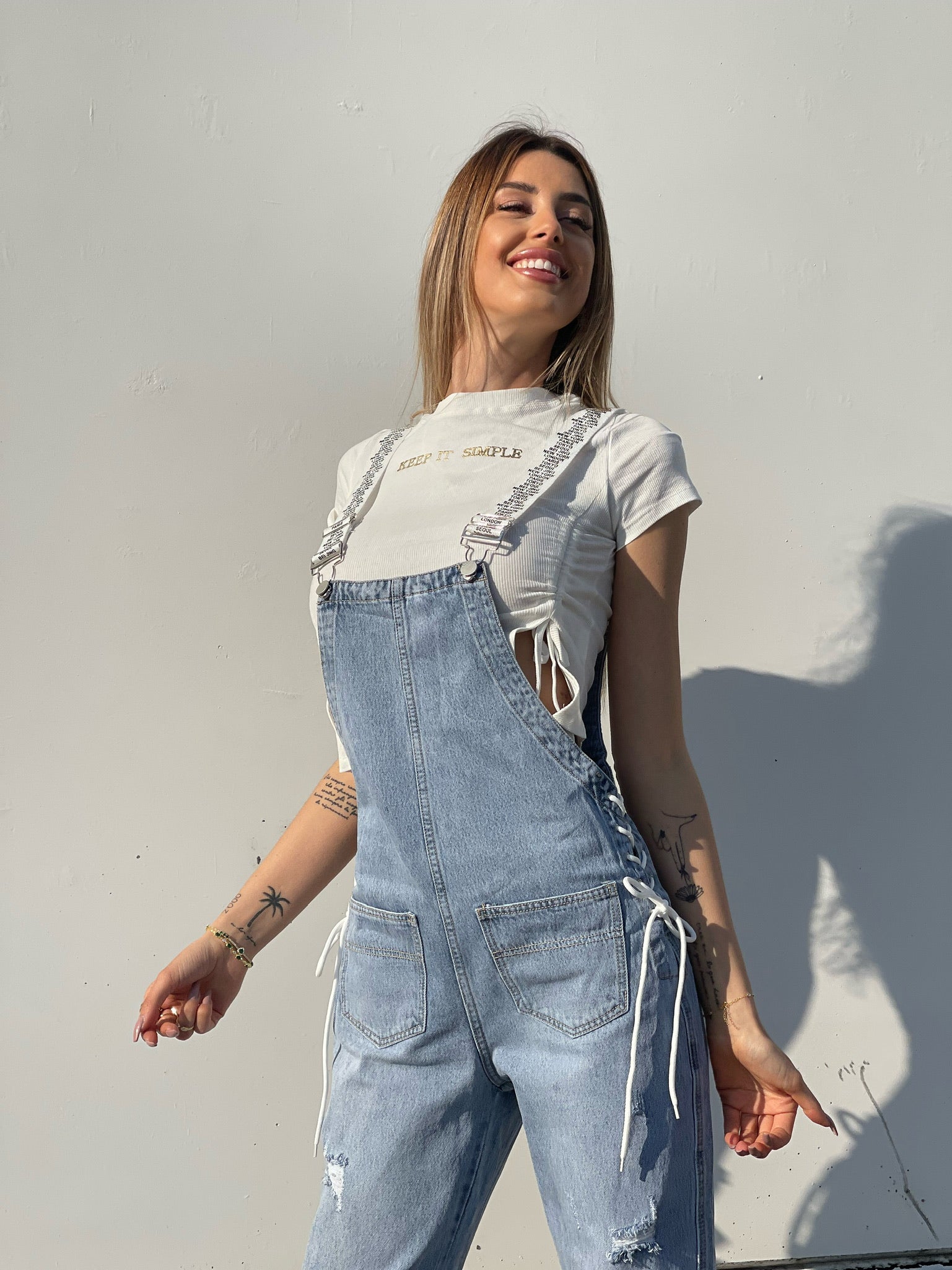 Salopette in jeans - R.a. Boutique 