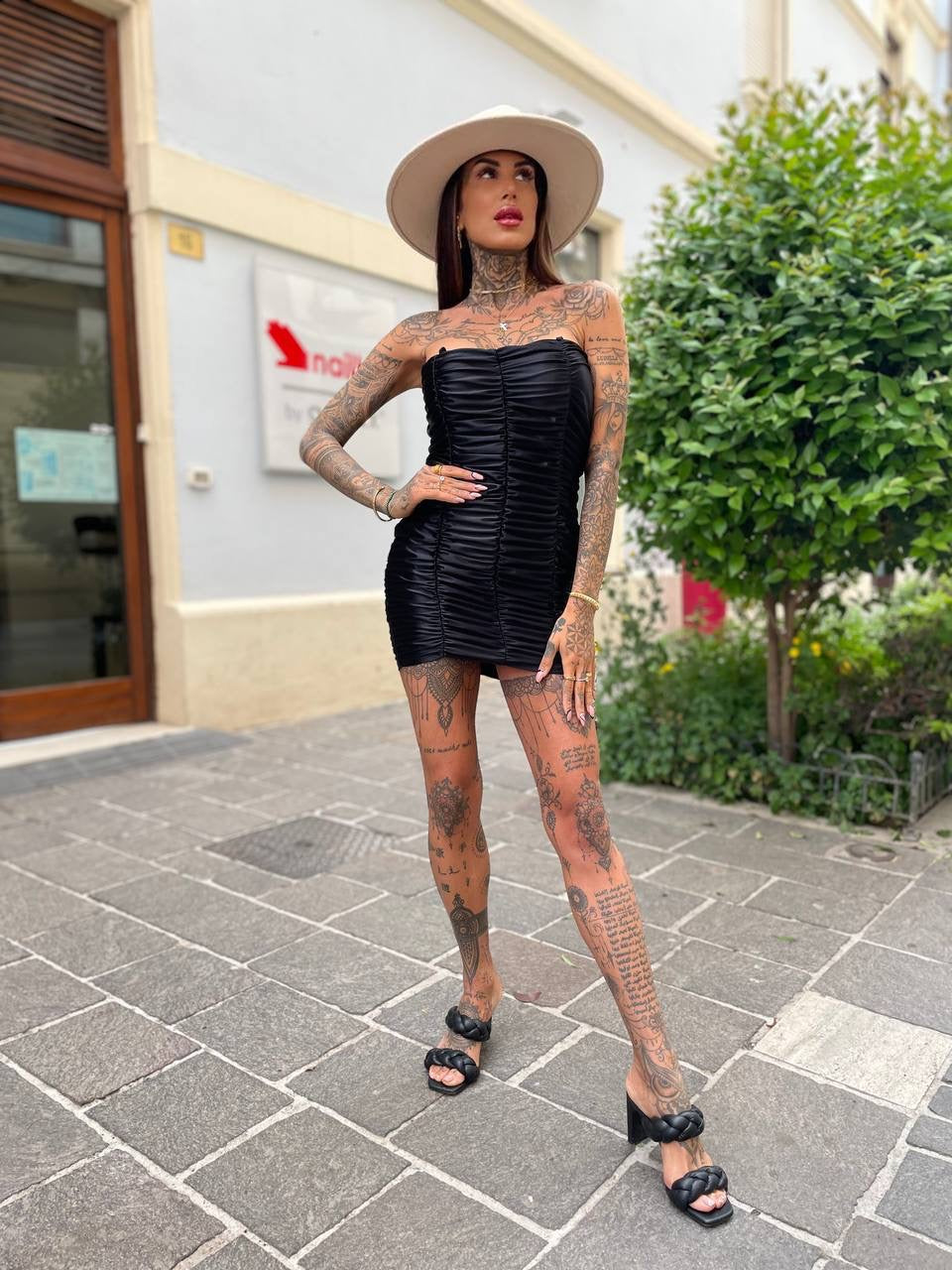 Abito a fascia nero - R.a. Boutique 