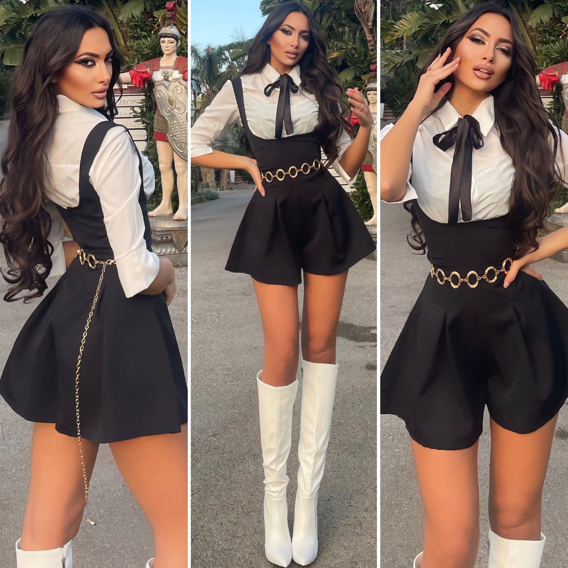 Cintura con anelli oro e argento - R.a. Boutique 