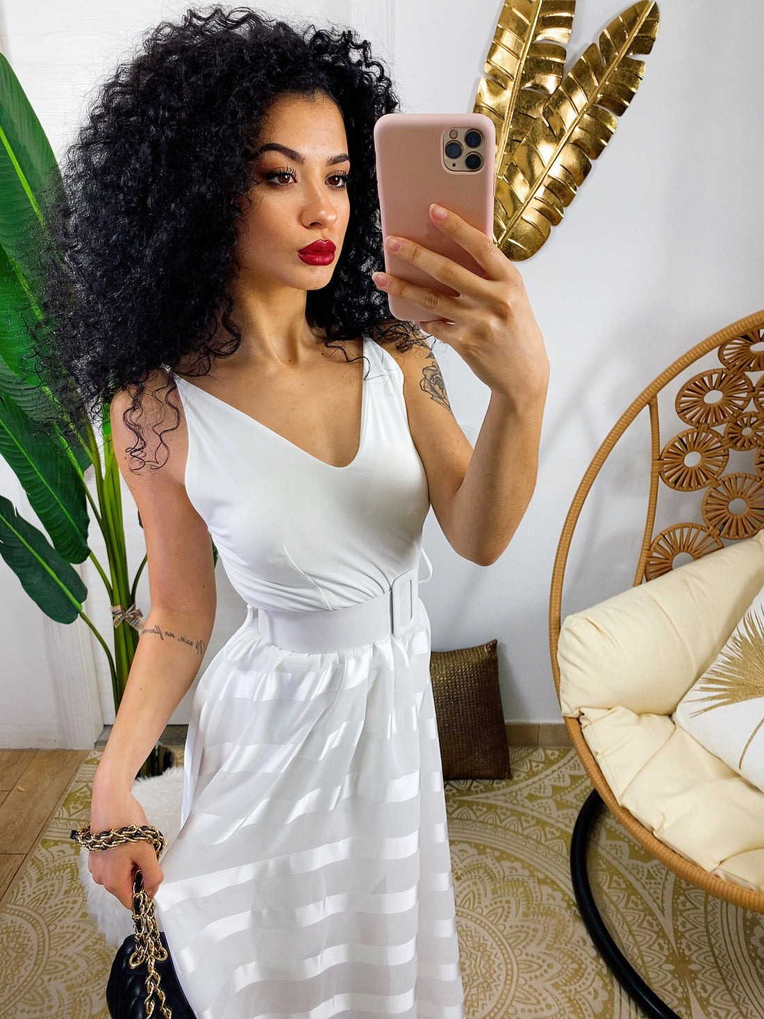 Abito a righe e trasparenze - R.a. Boutique 