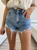 Short con borchie e spacco - R.a. Boutique 