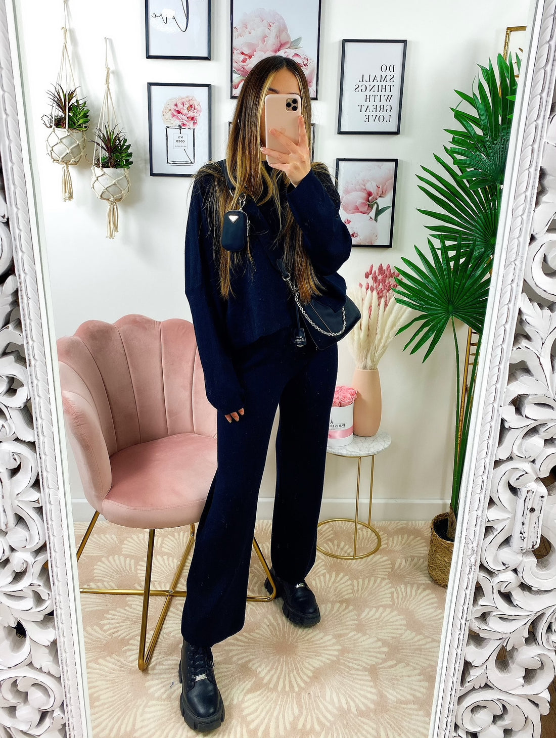 Completo Maglia e pantalone quality Nero - R.a. Boutique 