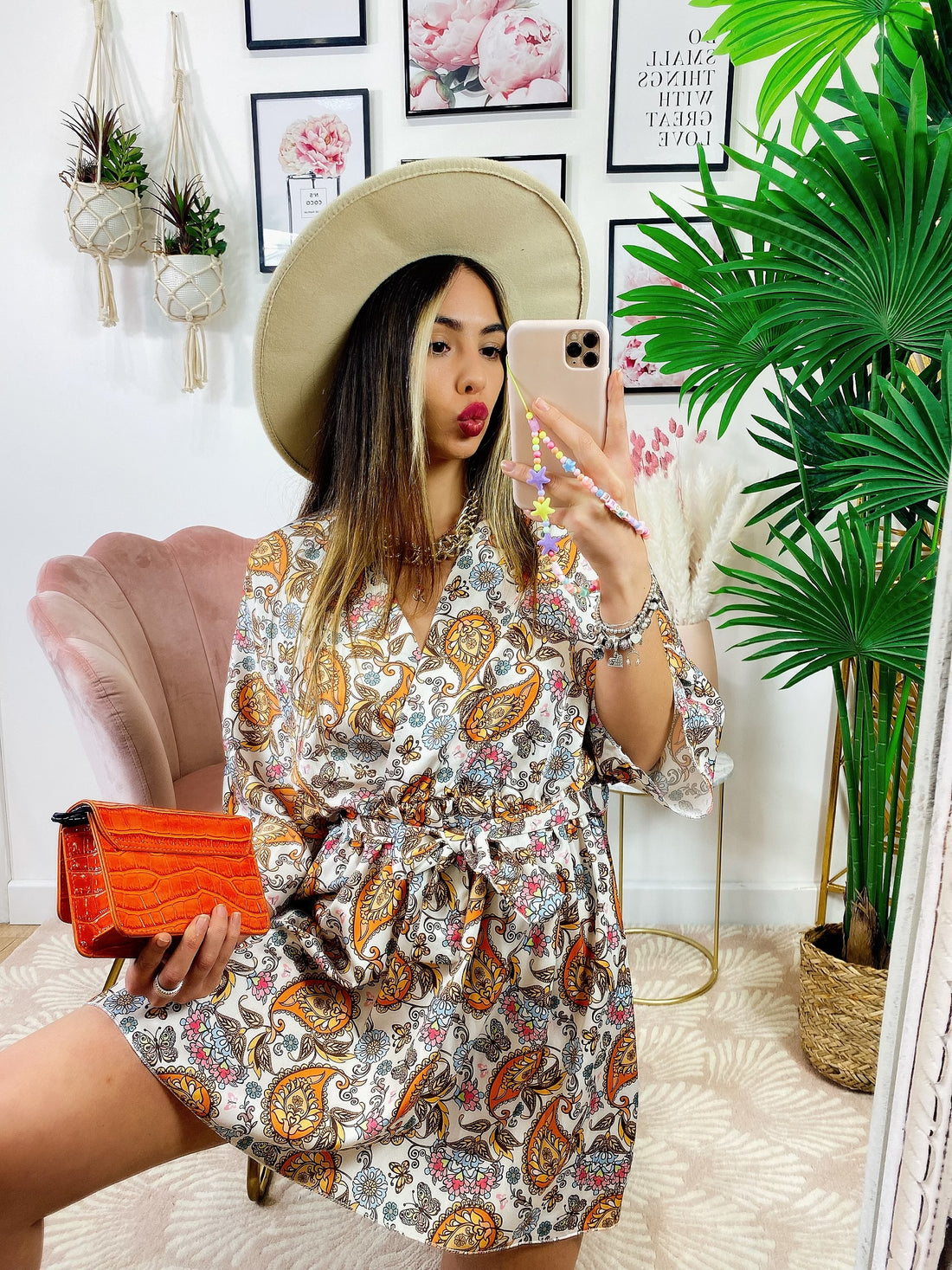 Abito etnico sfumature Arancio - R.a. Boutique 