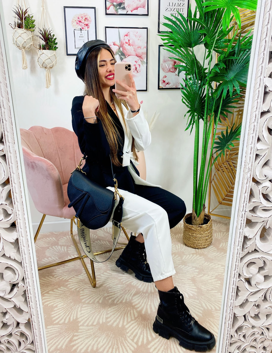 Completo giacca e Pantalone black white - R.a. Boutique 