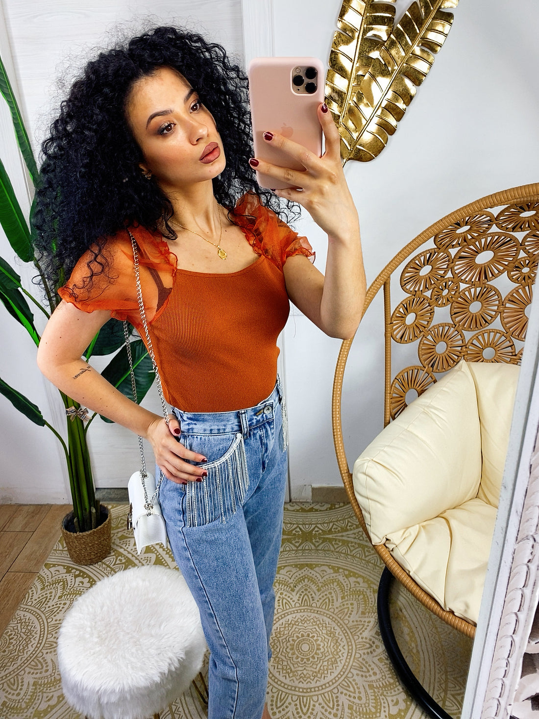 Magliettina terracotta - R.a. Boutique 