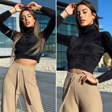 Maglioncino morbidissimo nero - R.a. Boutique 