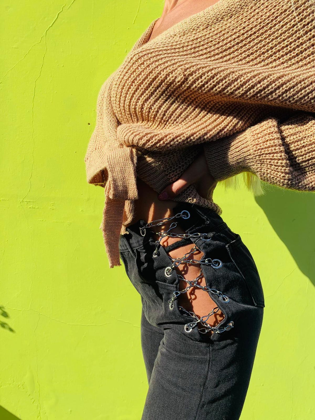 Jeans con catene - R.a. Boutique 