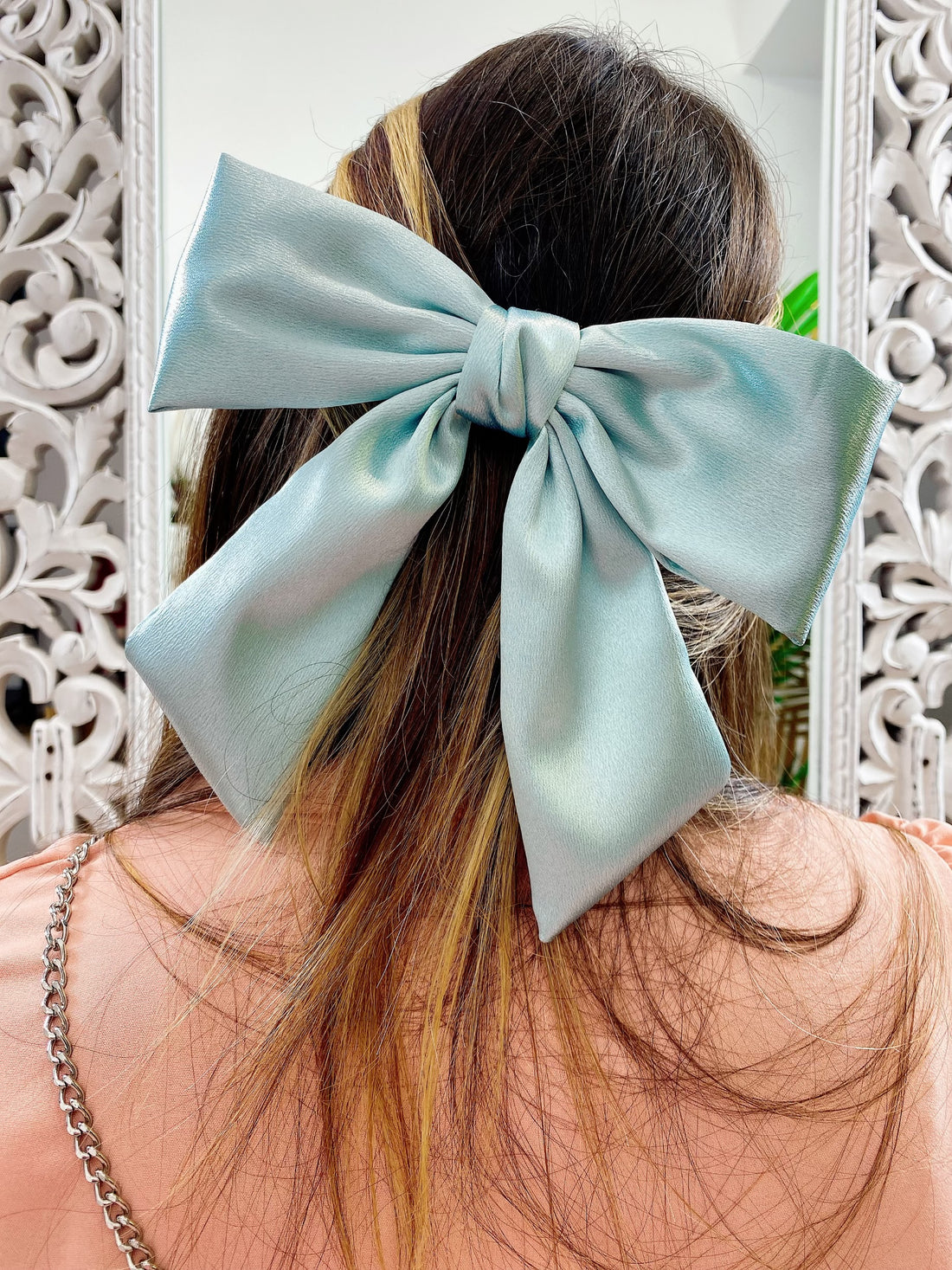 Fiocco in raso per capelli - R.a. Boutique 