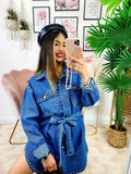 Abito Denim con borchie - R.a. Boutique 
