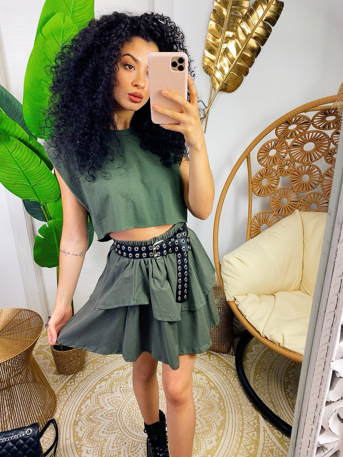 Completo sportivo maglia e gonna - R.a. Boutique 