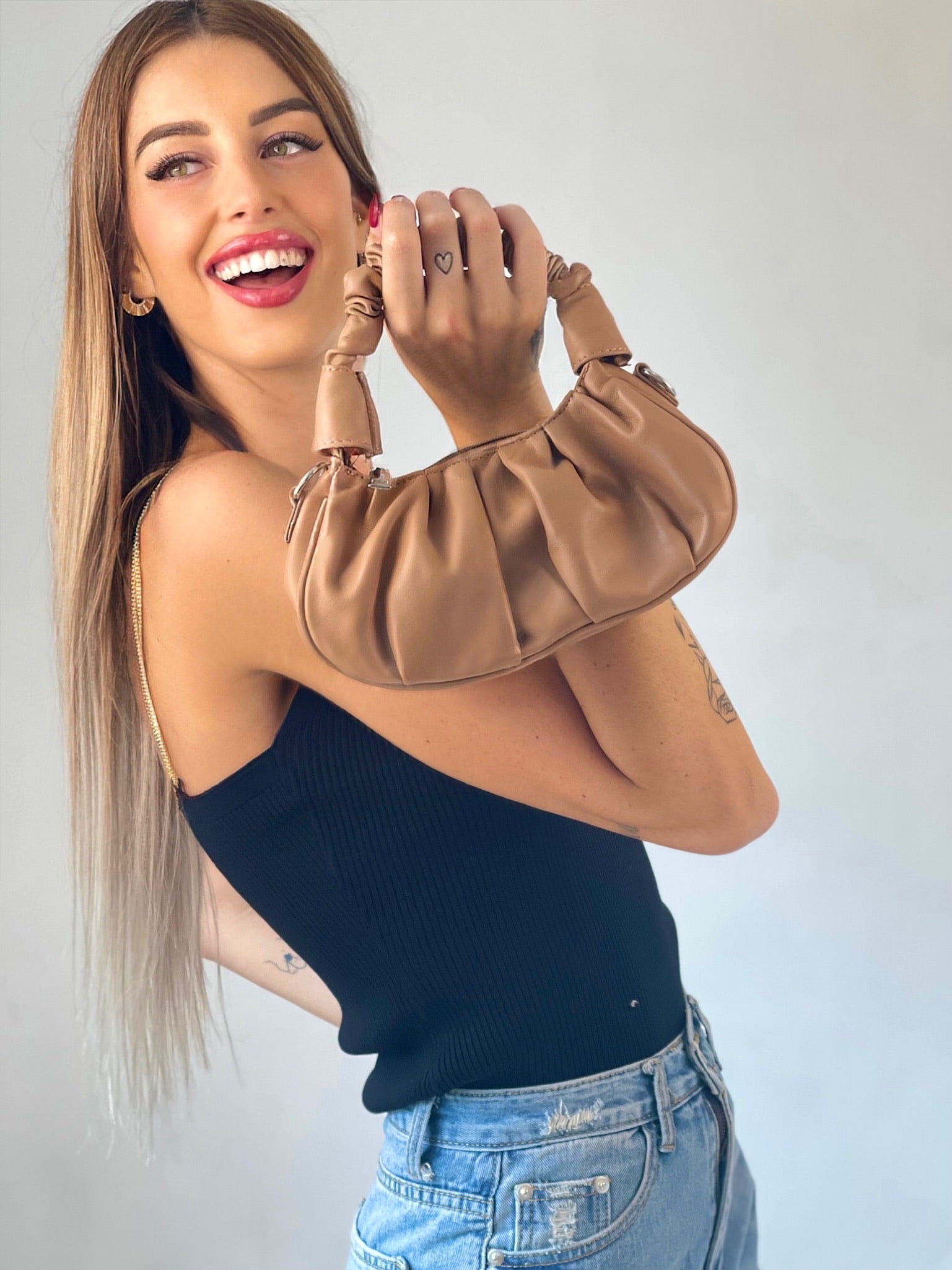 Mini bag nude - R.a. Boutique 