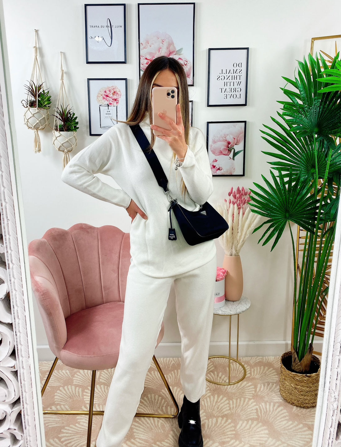 Completo Maglia e pantalone quality White - R.a. Boutique 