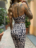 Completo animalier top e pantalone - R.a. Boutique 
