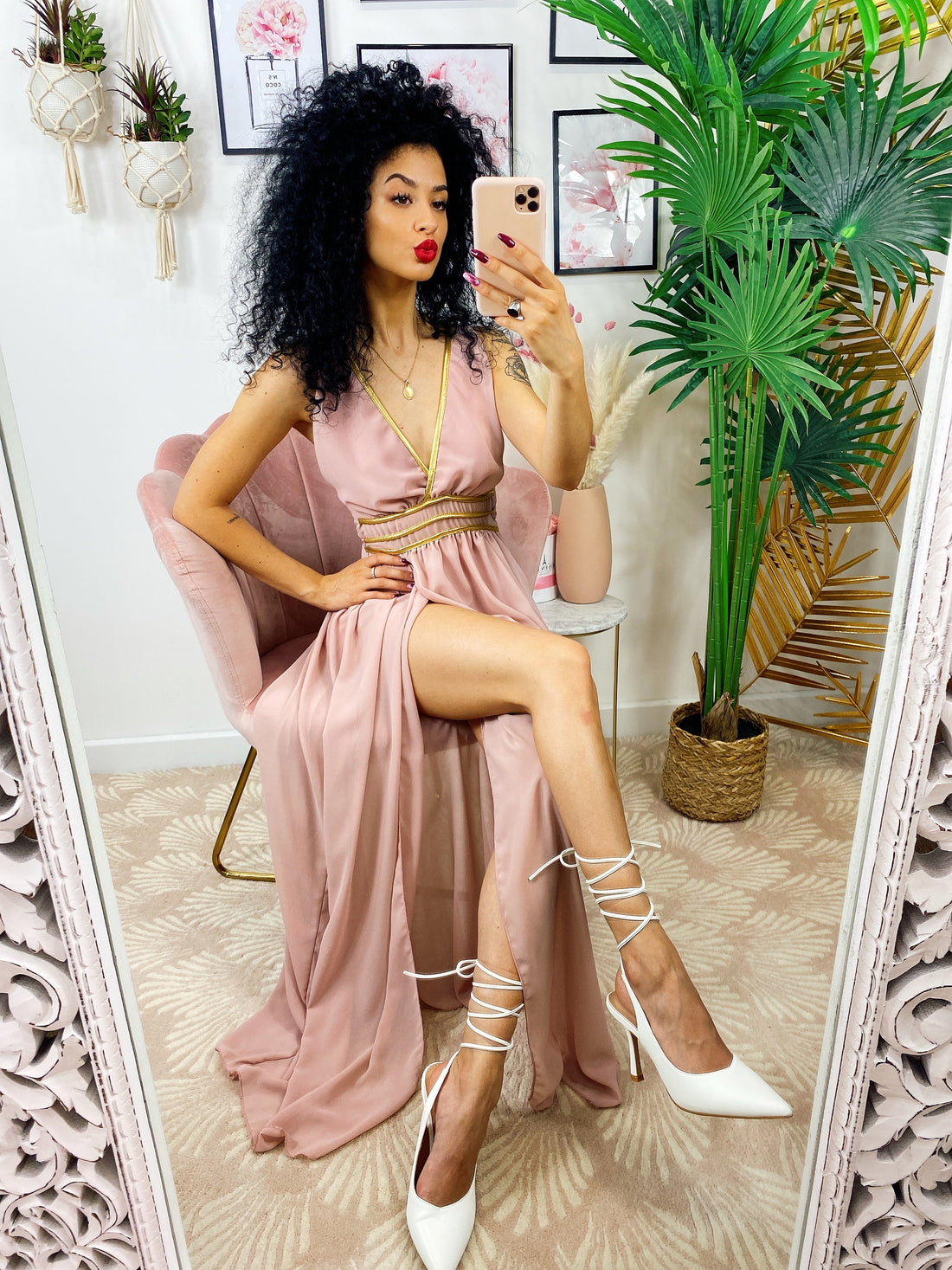 Abito Atene Rosa - R.a. Boutique 