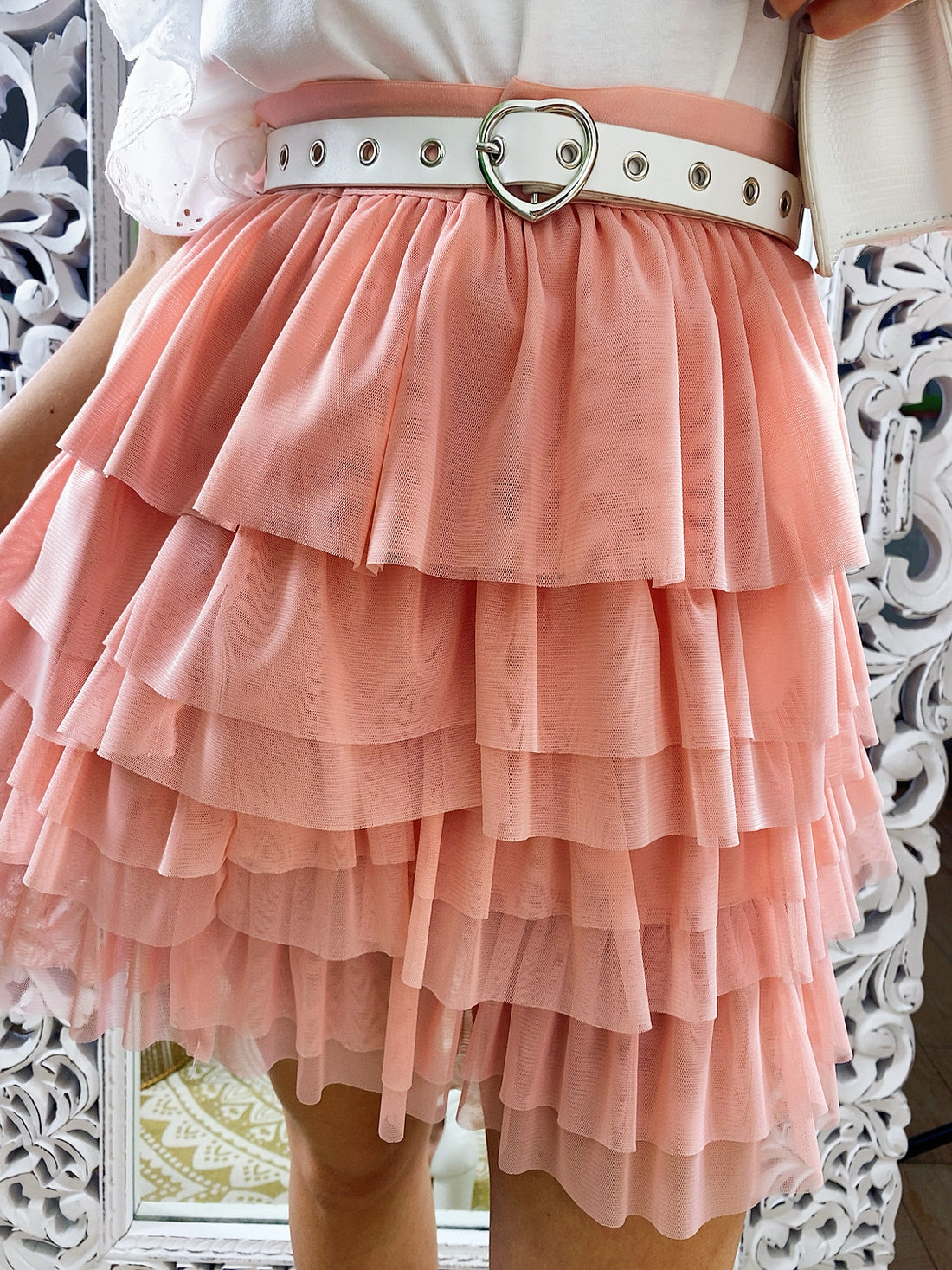 Gonna a balze in tulle - R.a. Boutique 