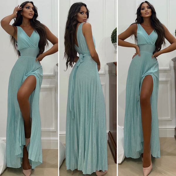 Długa plisowana sukienka Tiffany