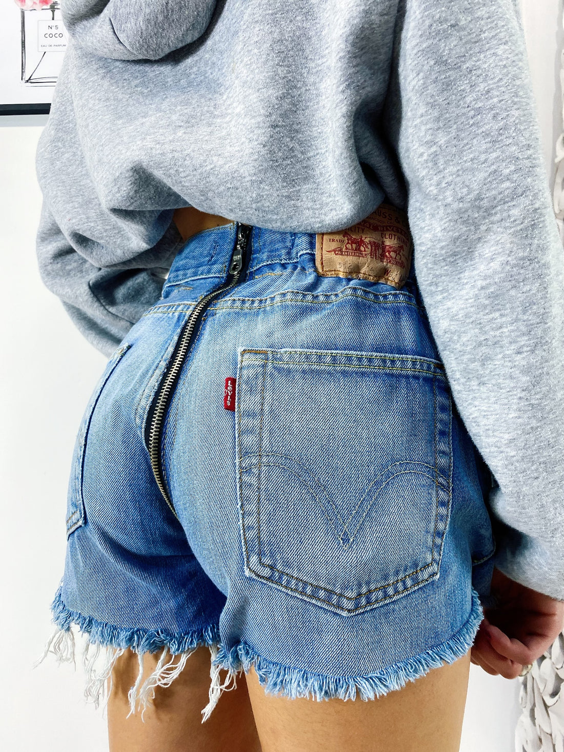 Levi’s Vintage bagno chiaro con zip posteriore - R.a. Boutique 