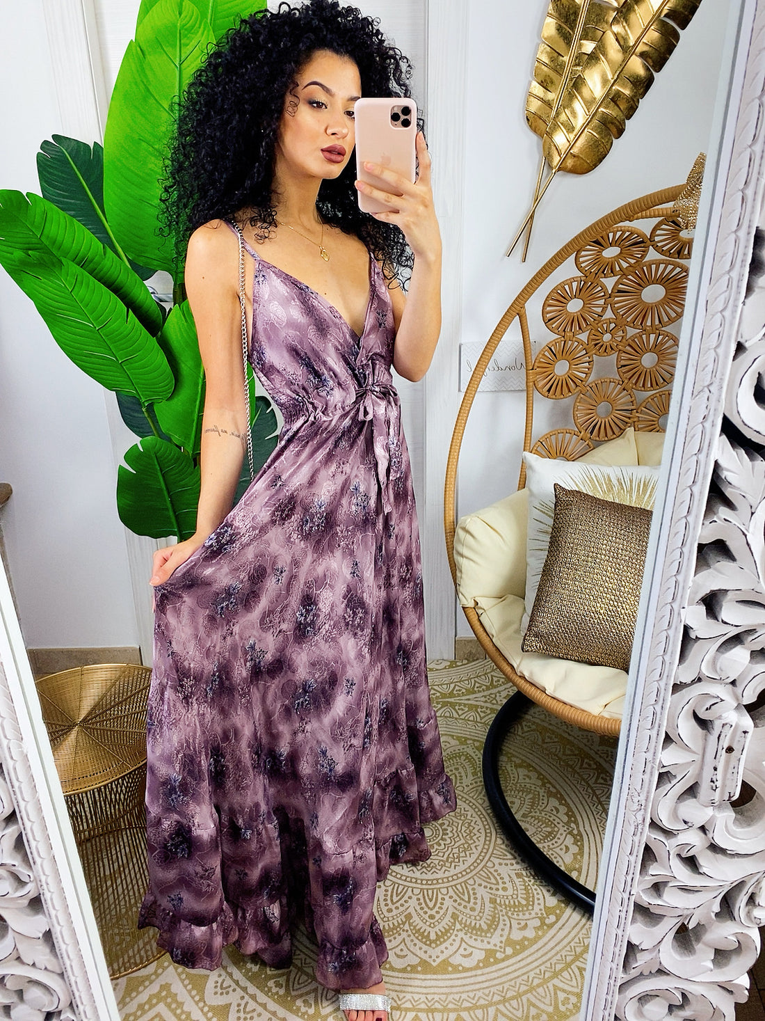 Abito lungo lilla - R.a. Boutique 